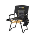 Camping chair with sidetable and storage compartment