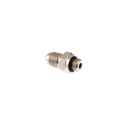 [740105] Adapter fitting 1/8BSP(male) JIC4(male), 2 stuks